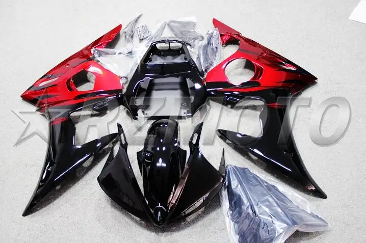 3 бесплатные подарки ABS обтекатель комплект подходит для YAMAHA YZF-R6 2003 2004 2005 R6 03 04 05 Обтекатели на заказ Красный Черный Лидер продаж
