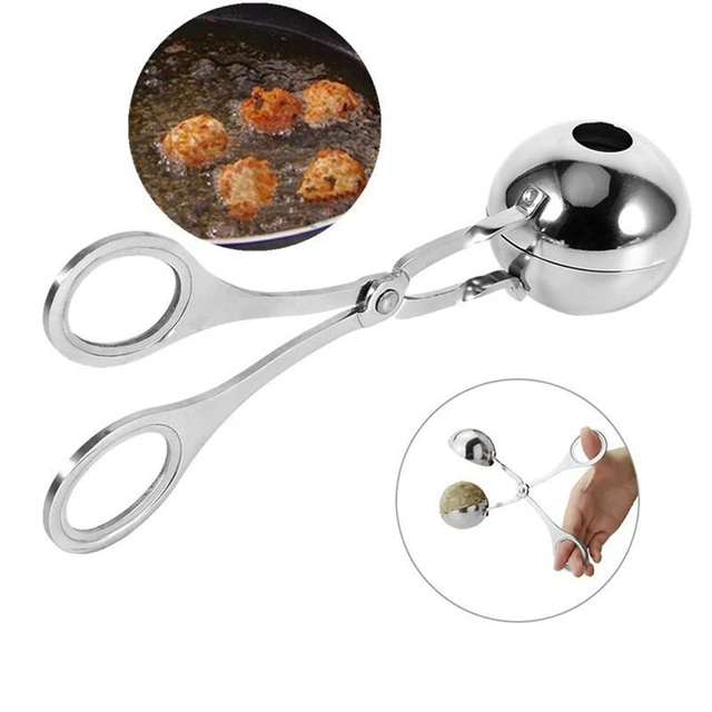 Máquina de relleno de croquetas de albóndigas de acero inoxidable, molde  antiadherente de pescado helado, accesorios de cocina para el hogar, 2  tamaños - AliExpress