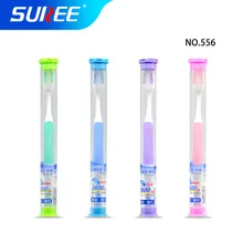 Зубная щетка SUREE, мягкая щетина, щетка для ухода за полостью рта, для здоровья взрослых, Глубокая чистка, мягкая щетина с коробкой для зубной щетки(4 шт