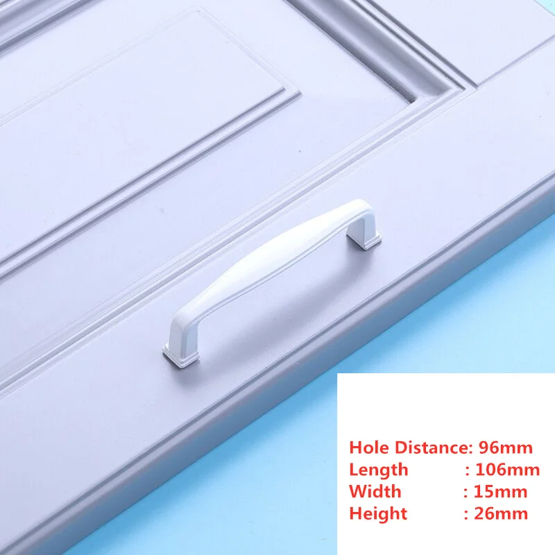 Simplicity Fuji White Kitchen and Furniture Handles