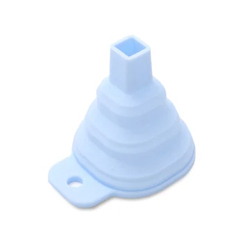 

Protable Mini Silicone Gel Foldable Collapsible Style Funnel Hopper Kitchen Cozinha Cooking Tools Accessories Gadgets