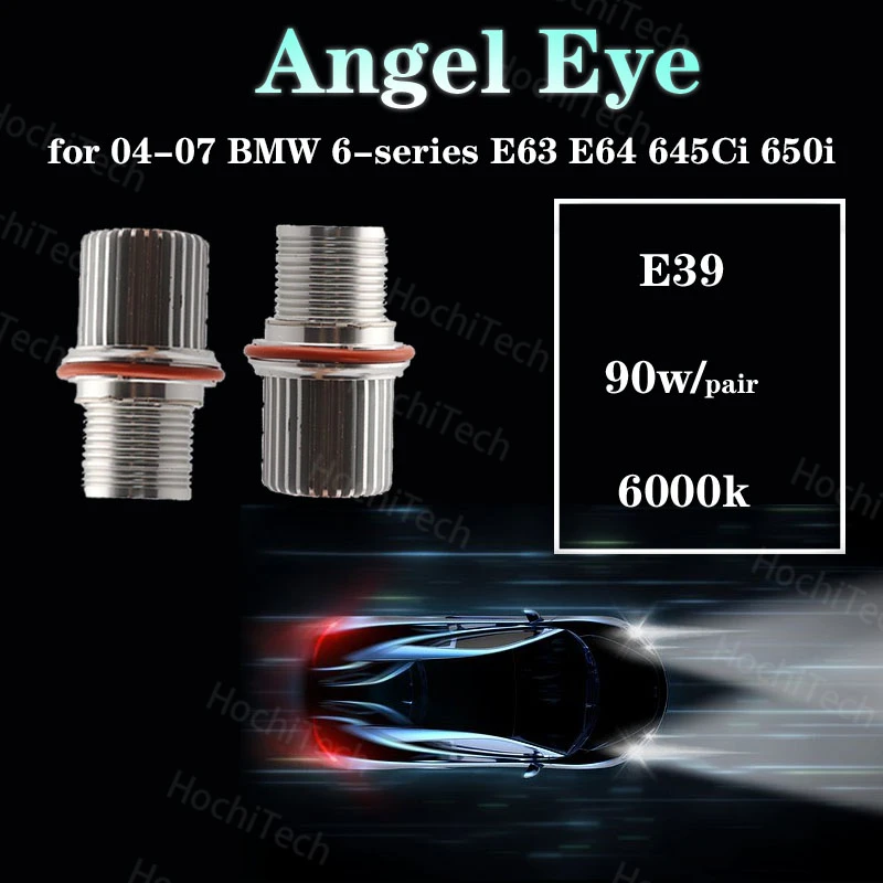 

90W 2000LM High Power LED Chip Angel Eyes LED Marker 6000K White for 04-07 BMW 6-series E63 E64 645Ci 650i
