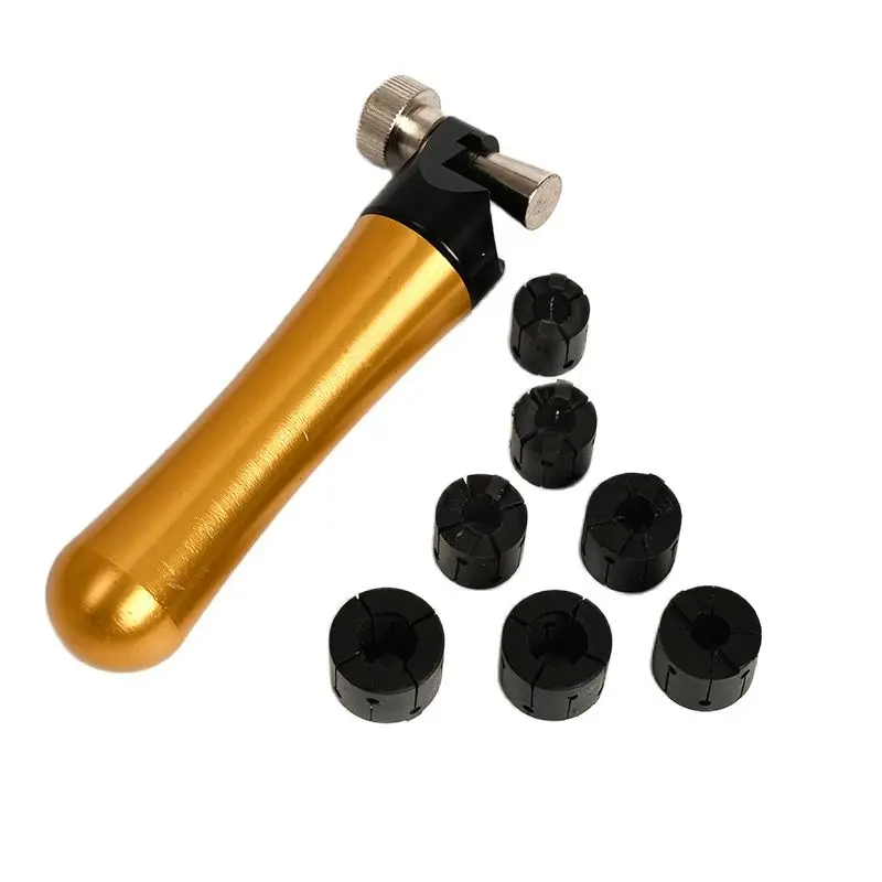 Ring Fixture Clamp Kit With 7pcs Round Dies Stone Setting Jewelry