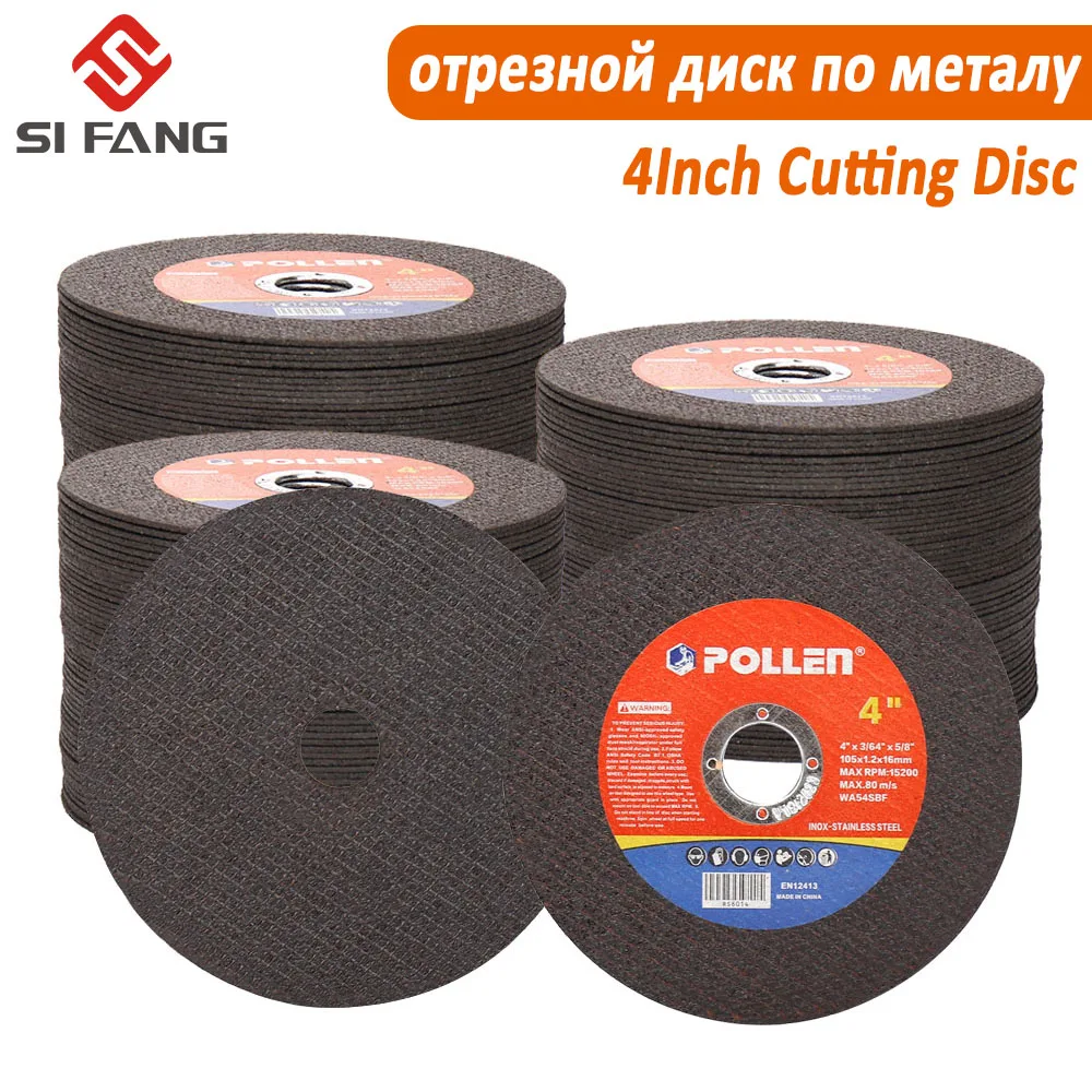 10Pc 4Inch Resin Cutting Disc Metal Cut Off Wheel with 5/8" Bore For Rotary Tool 