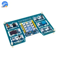 The Grove Beginner Kit for Arduino UNO compatible board ATmega328p based Seeeduino Lotus pre-wired Compatible with Grove modules The Grove Beginner Kit for Arduino UNO compatible board ATmega328p based Seeeduino Lotus pre-wired Compatible with Grove modules