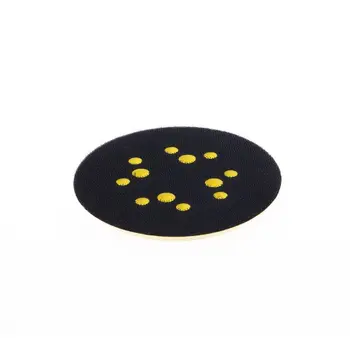 

5 Inches 125 MM 8-Hole Back-up Sanding Pad 4 Nails Hook and Loop Sander Backing Pad for Electric Grinder Power Tools Accessories