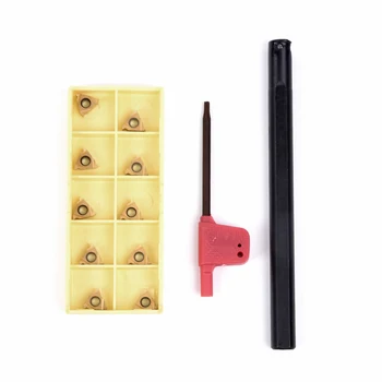 

SNR0010K11 Lathe Threading Turning Tools Holder W/ 11IR A60 Insert Accessory