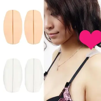 

1 Pair Silicone Shoulder Pad Elastic Non Slip Soft Fitting Woman Underwear Bra Strap Holder Cushions Can Lady Body Relief Pain