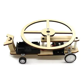 

Wooden Helicopter Model Toy Simulated DIY Aircraft Toy Manual Mini Experiment Teaching Model Children'S Classic Toy
