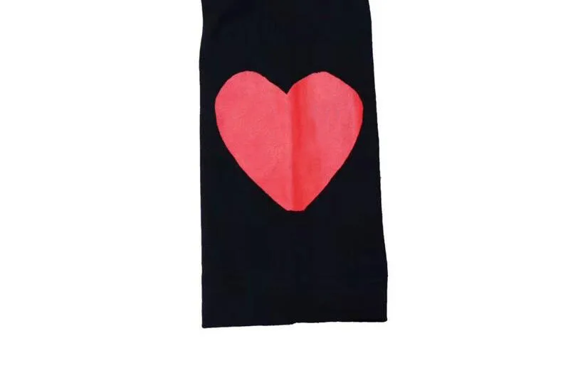 Have eyes) Новинка, футболка с длинным рукавом с красным сердцем, мужская и женская хлопковая Базовая кофта с круглым вырезом, рукав с сердечком, пара