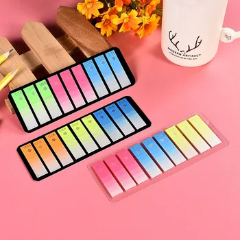 

Kawaii Gradient Memo Pads Cute Colour Sticky Notes Writing Stickers For Kids DIY Stationery School Office Supplies