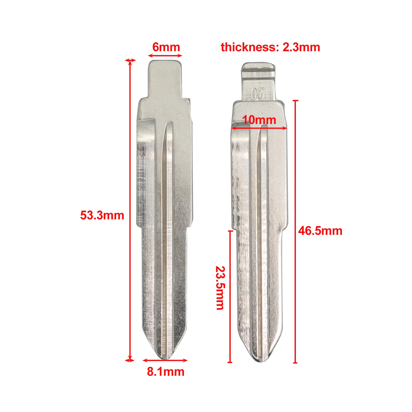 Jingyuqin 1p no.52 NO.7 Автомобильный ключ Ucut Blade#7#52 для Suzuki Кожанный чехол для ключей от Suzuki Grand Vitara Ignis Liana Samurai Swift Sx4 S-Cross - Цвет: t07