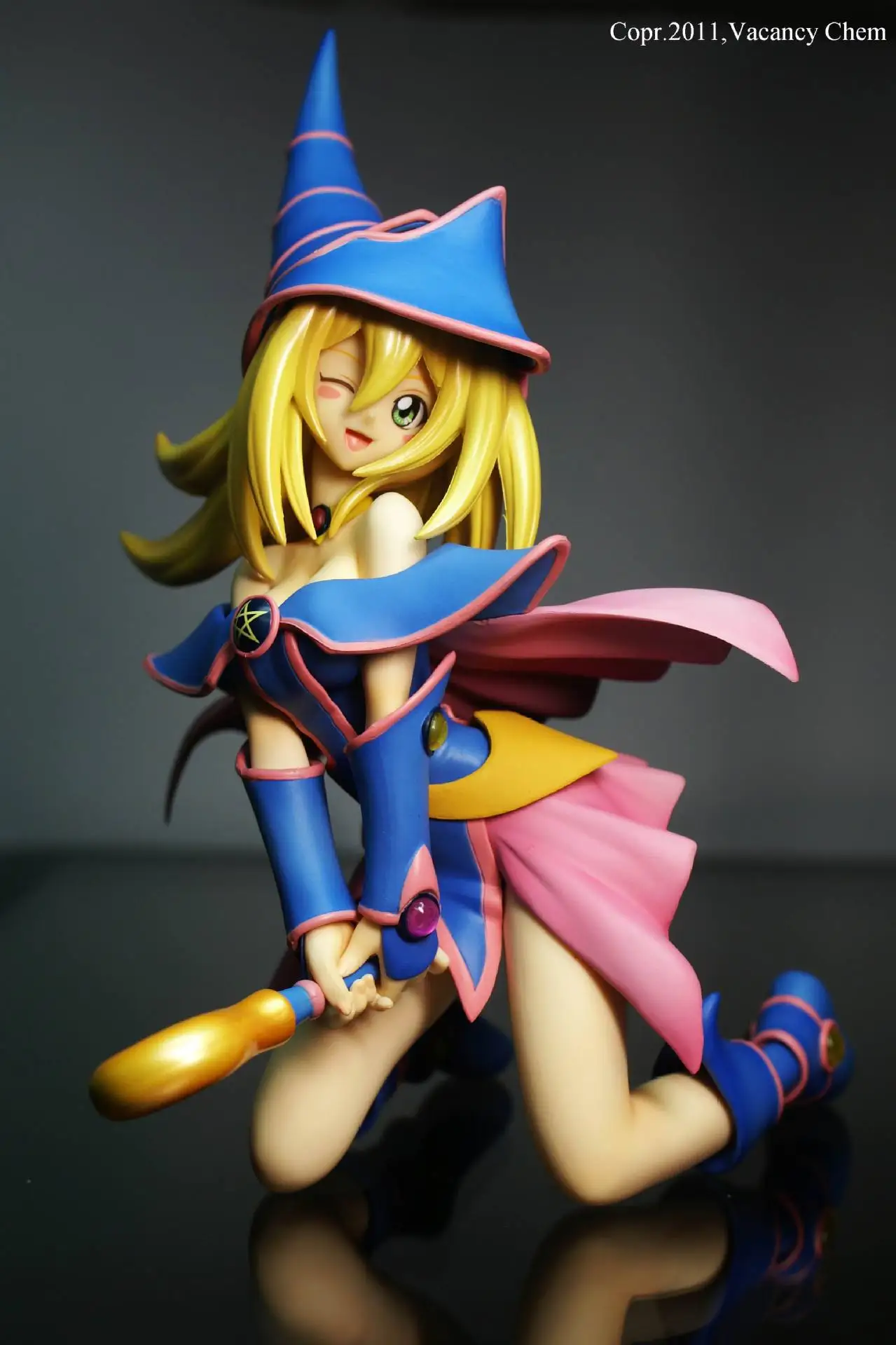 Yaya Anime Yu-gi-oh Black Magic GIRL'S Pretty Girl Boxed Garage Kit Decoration Model