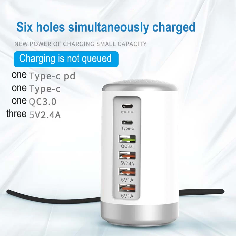 65 Вт Быстрая зарядка 3,0 usb type C PD быстрое зарядное устройство USB адаптер питания для iphone X huawei Macbook samsung S9 планшет быстрое USB зарядное устройство