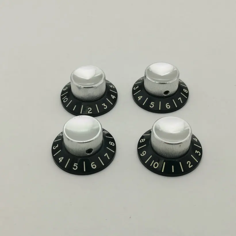 4 pcs Electric Guitar Volume tone switch Cover metal Top adjustable Made in Korea | Спорт и развлечения