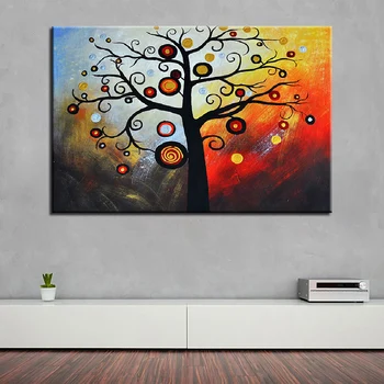 

Modular Pictures HD Prints Canvas Painting 1 Pieces Abstract Home Tree Decoration Plant Wall Art For Living Room Artwork Poster