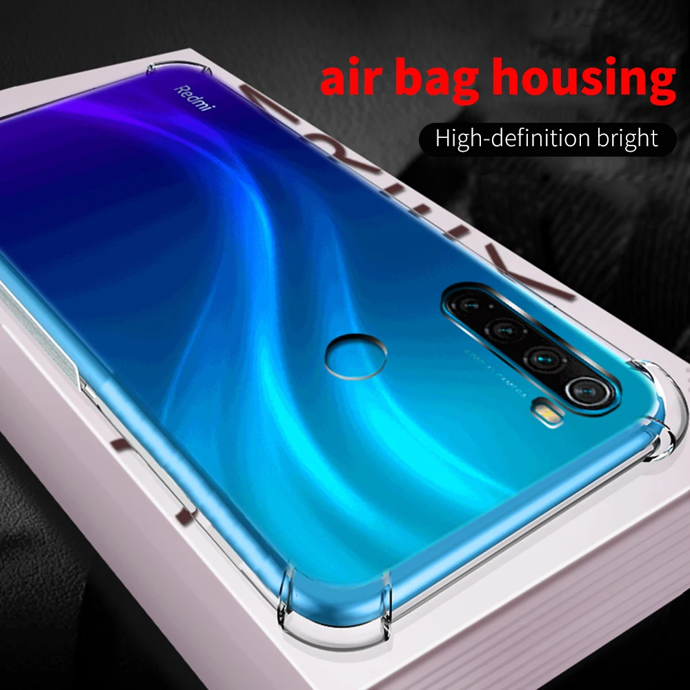 Чехол для телефона Airbag Ani-knock для Xiaomi Redmi Note7 Note8 Pro прозрачный противоударный чехол для Xiaomi Redmi K20 7A Note 8 7 Pro