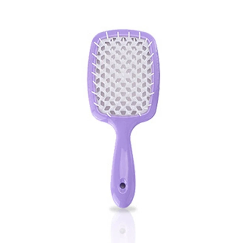 

Vented Hair Brush Styling Tools Large Plate Combs Massage Girls Ponytail Comb J78D