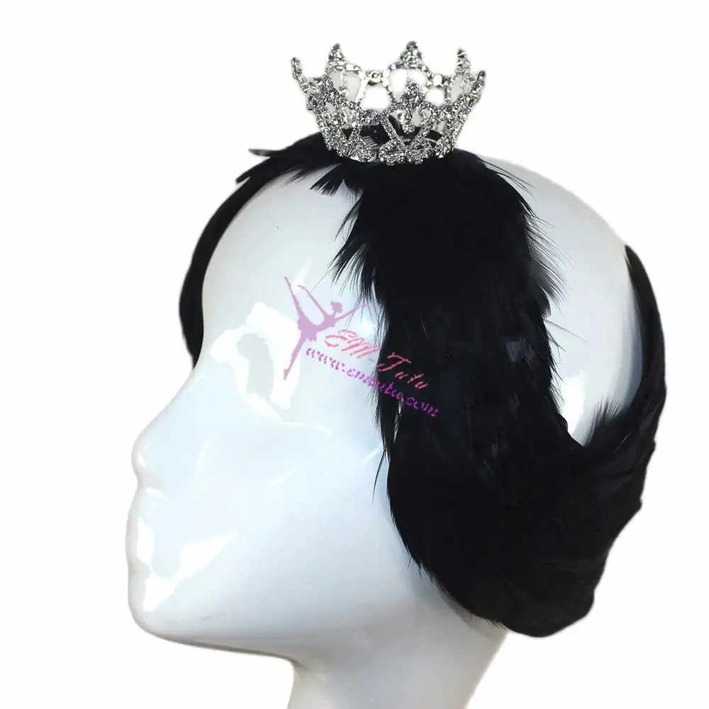 Tiara White Black Swan Lake Ballet 