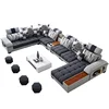 Sofá de tela, moderno, minimalista, combinación para apartamento, sala de estar, nórdico, inglés, nueva tecnología LU ► Foto 2/6