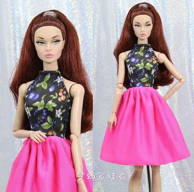 Дизайнерский комплект одежды/топ+ юбка платье брюки для 1/6 BJD Xinyi FR ST Барби кукла/Одежда для куклы-младенца Рождество - Цвет: 5