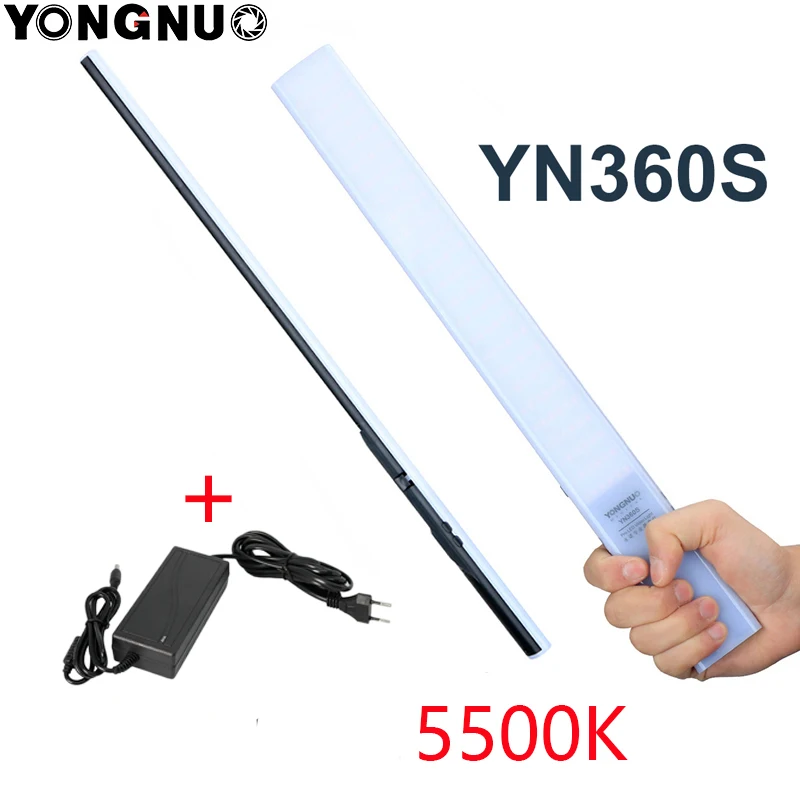 YONGNUO YN360S 3200 K-5500 K/5500 K ручной лед палка светодиодный светильник видео телефон приложение управление лампа для фото камера светильник ing - Цвет: 5500K