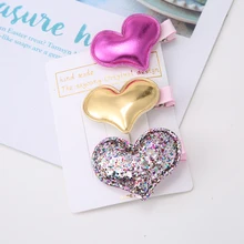 M MISM модные высококачественные металлические цветные блестящие детские аксессуары со звездами, заколки для волос, блестящие кожаные украшения для девочек, заколки для волос