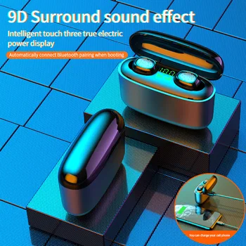

New 3500mah Bluetooth Earphones Wireless Headphones Sport Stereo Earbuds TWS Gaming Headset Noise Canceling for iPhone Samsung