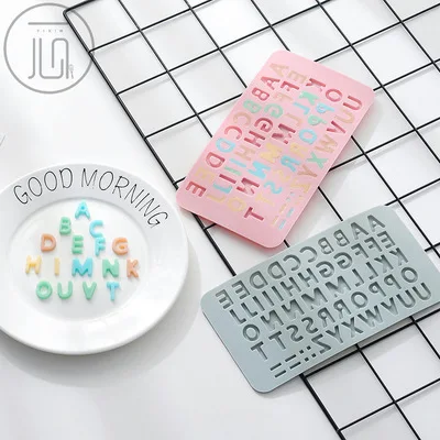 

26 Letter Silicone Cake Mold Baking Tools Fondant Decorating Accessories Kinchen Gadgets Chotolate Sweetgo DIY Moon Foo Baby