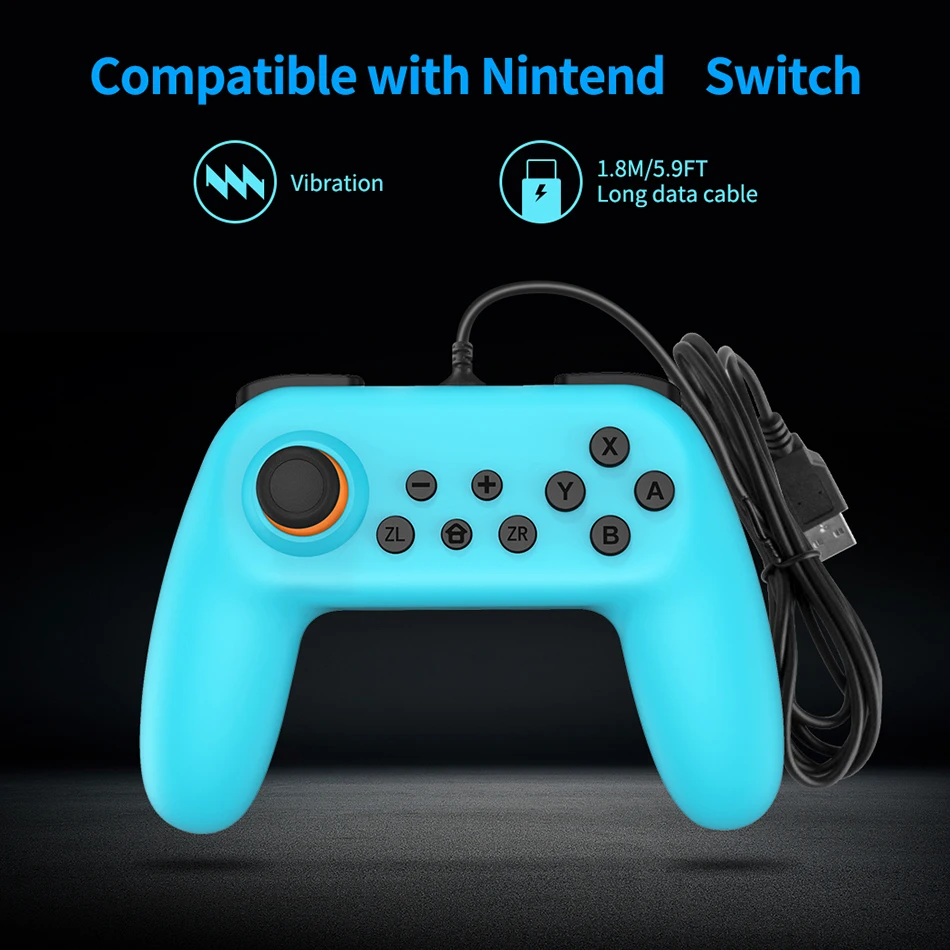 Проводные контроллеры OIVO для nintendo геймпад с переключателем Bule и Red Joycon Вибрационный джойстик для переключателя консоли джойстик для ПК игры