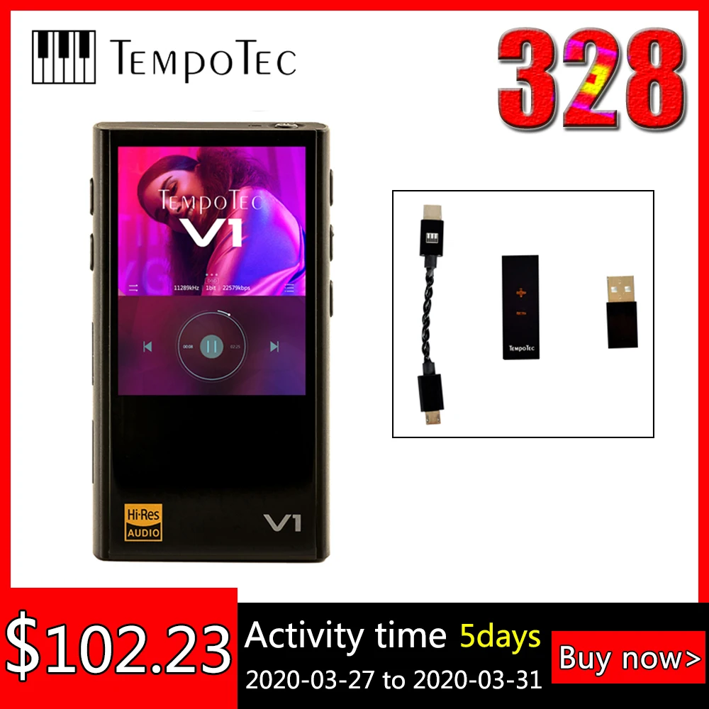 

V1+Sonata HD PRO(Android),TempoTec Hifi Digital MP3 Player WITHOUT analog supports Bluetooth LDAC IN&OUT for USB DAC&AMPLIFIER