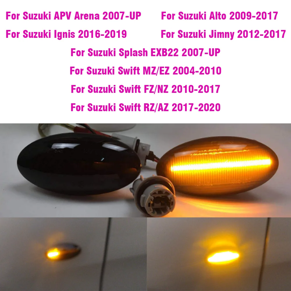 Led Dynamic Side Marker Light Signal Blinker For Suzuki Grand Vitara