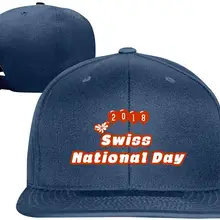 Happy Swiss Национальный день шапки унисекс Мода Регулируемый взрослых Snapback шапки
