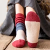 2022 nouvelles femmes coton chaussettes mode automne hiver chaussettes 1 paire chaud Patchwork couleur longues chaussettes femme de haute qualité Style coréen ► Photo 2/6