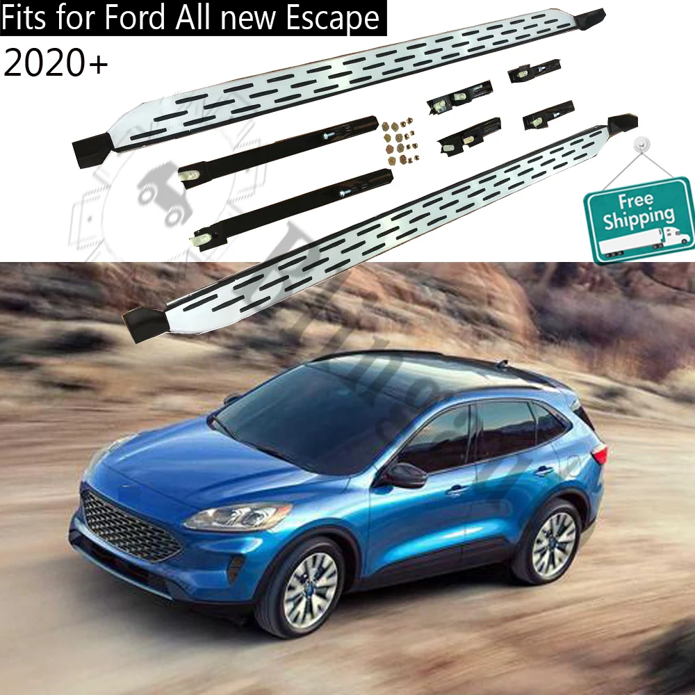 Running Board Fits For Ford Escape 2020 Side Steps Nerf Bar Side Stairs Platform Side Beam Car
