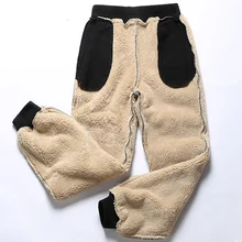 Anbican брендовые зимние повседневные штаны мужские толстые флисовые хлопчатобумажные спортивные брюки мужские штаны для бега спортивные брюки большого размера 6XL 7XL 8XL