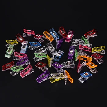 

10PCS PVC Plastic Clips For Patchwork Sewing DIY Crafts Quilt Quilting Clips Clover School Office Supplies