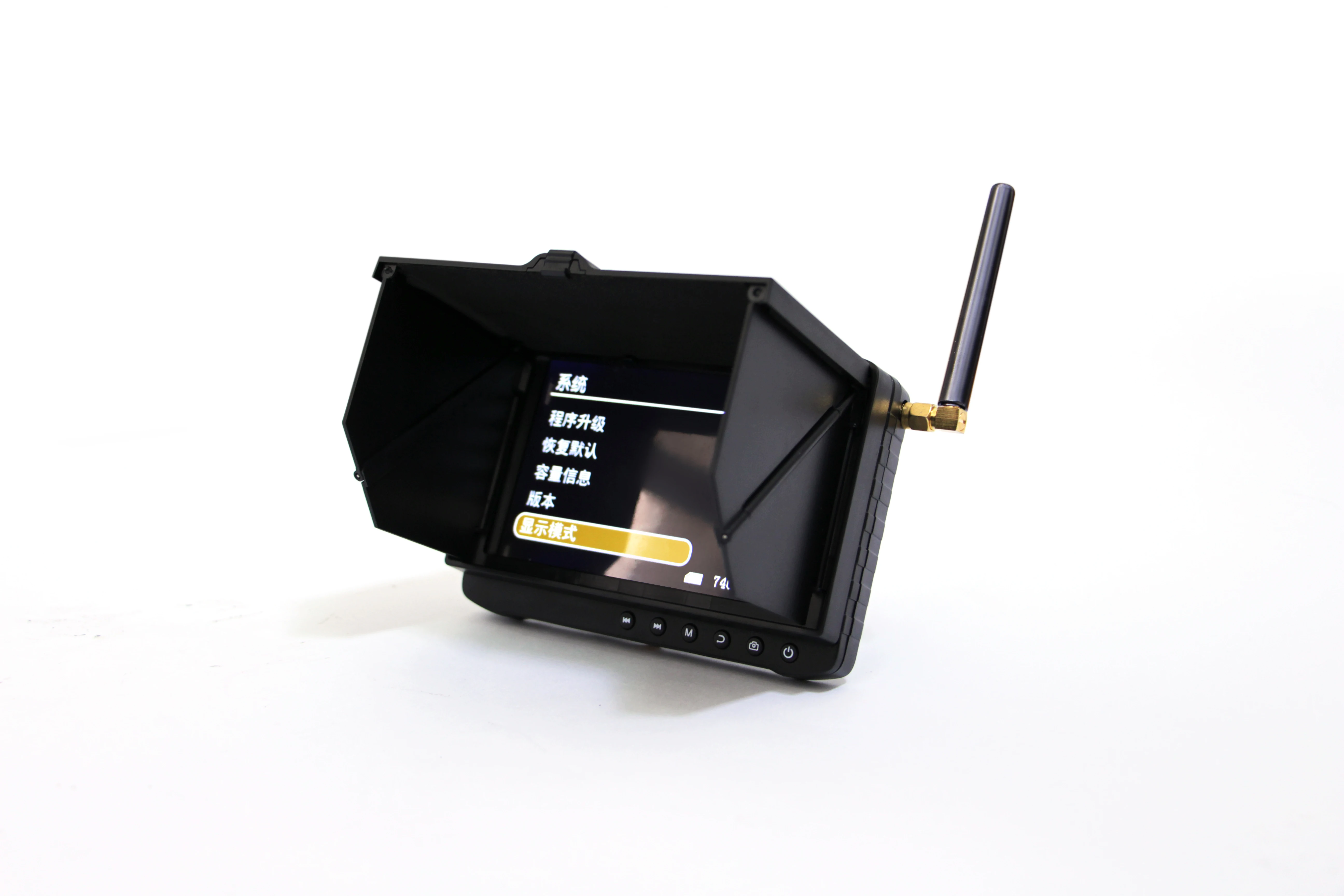  Portable 5.8G 32CH Wireless receiver 5inch small built-in 4500mah battery mini FPV monitor recorder