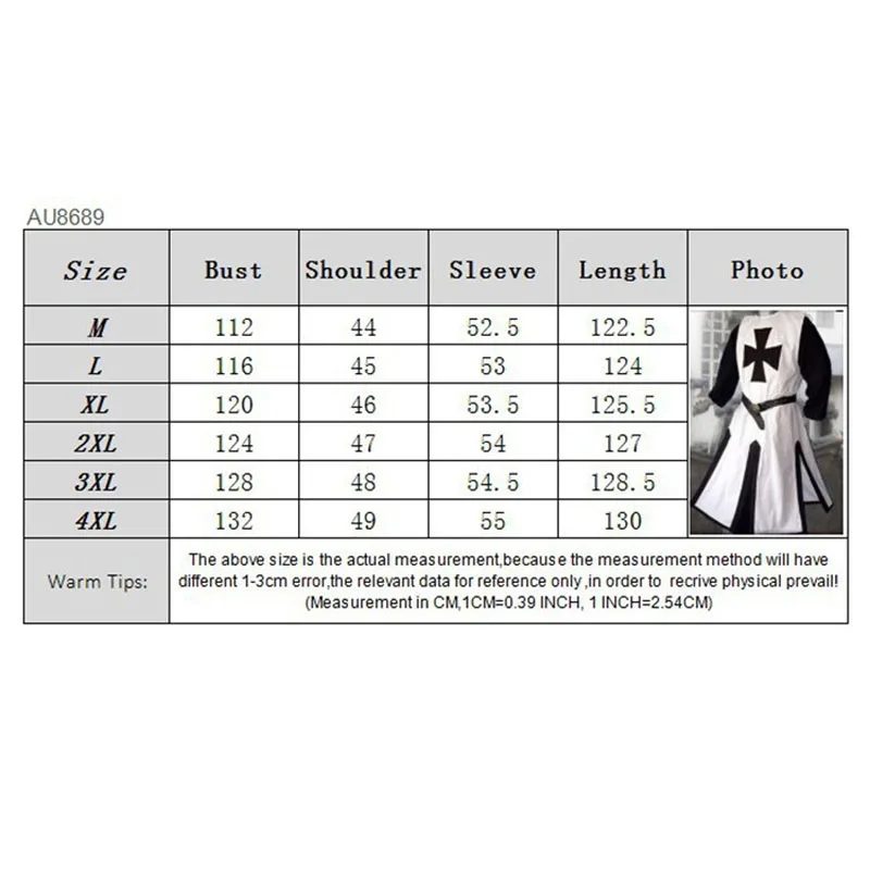 Coldker Mens Medieval Crusader Knights Tunic Costumes Renaissance Halloween Warrior Black Plague Cloak Cosplay Top S-3xl -Zentai shop online H165506a5f8cd40f4976e83d1c6d3909aY.jpg