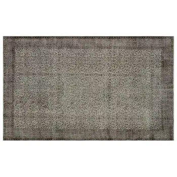 

Handmade Gray Vintage Overdyed Turkish Area Rug 171x285 Cm-5'7''X9'4''