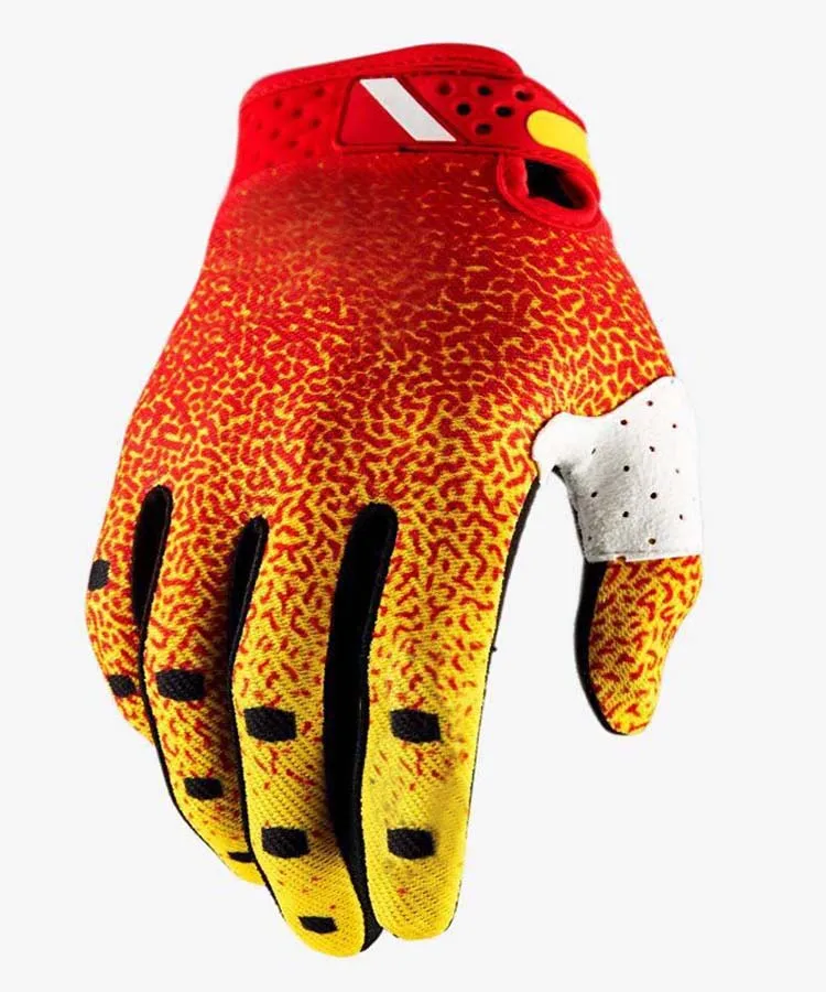 3D гелевая накладка ярко-зеленые спортивные перчатки со светоотражающими полупальцами MTB велосипедные перчатки для велоспорта мужские перчатки для горного велосипеда - Цвет: 26