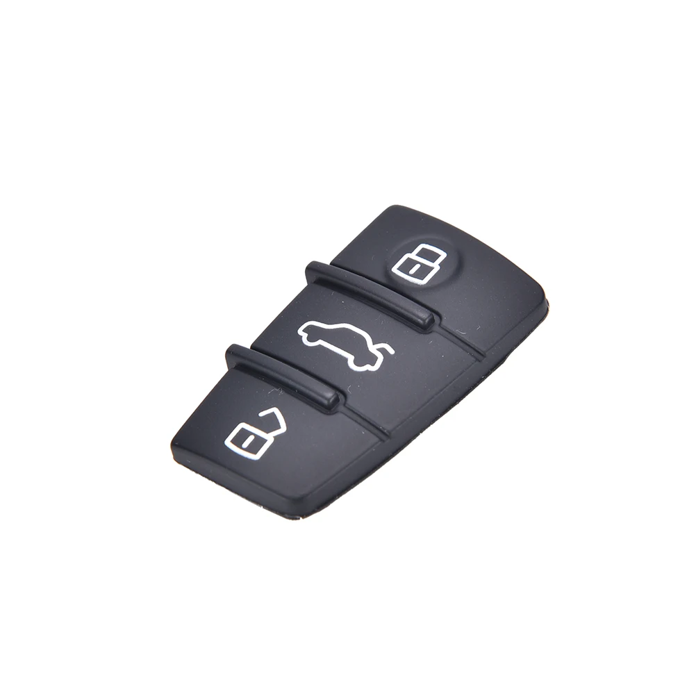 1 шт. дистанционный брелок для Audi A3 A4 A6 TT Q7 3 кнопки резиновая накладка замена ремонт подходит