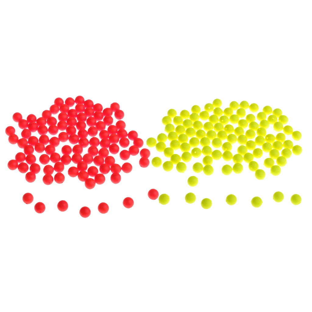 200Pcs/Set EVA Foam Fishing Strike Indicator Fishing Floats Bobbers 7mm & 8.3mm Buoyancy Bobber Fishing Float