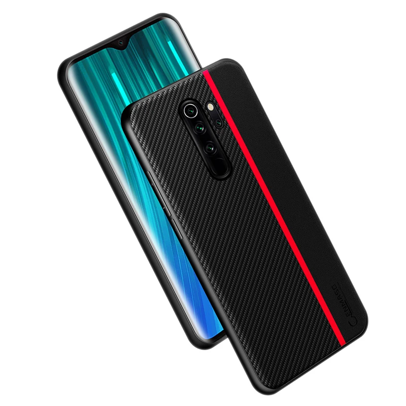 

For Redmi Note 8 Pro Case Original Carbon Fiber PU Leather Protection Cover for Xiaomi Redmi Note 8 Pro Note 7 5 K20 Pro Case