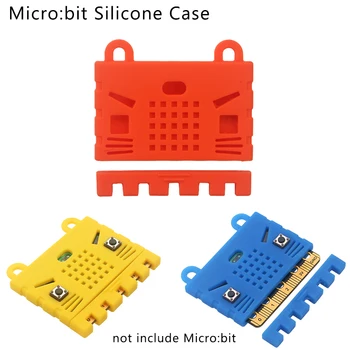 Silicone Case for BBC Micro:bit Short Circuit Proof Shell Blue Red Yellow Box for Micro:bit 1