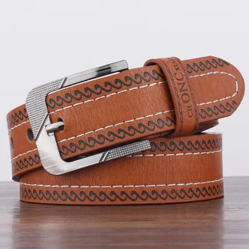

Retro men's pin buckle belt youth decorative antique ethnic belt