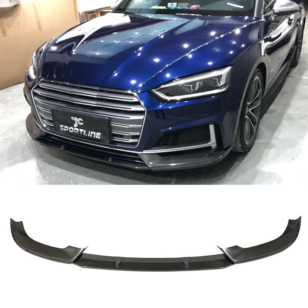 Бампер из углеродного волокна/ФАП бампер спойлер фартук для Audi A5 Sline S5 Sportback 2017 2018