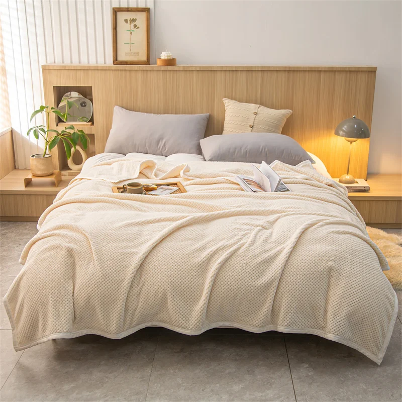 Home Textile microfiber blanket for beds winter thick fleece sofa home decor king size blankets Christmas present | Дом и сад