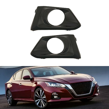 

Car Front Bumper Fog Light Cover Fog Lamp Bezel Trim for Nissan Altima 2019-2020