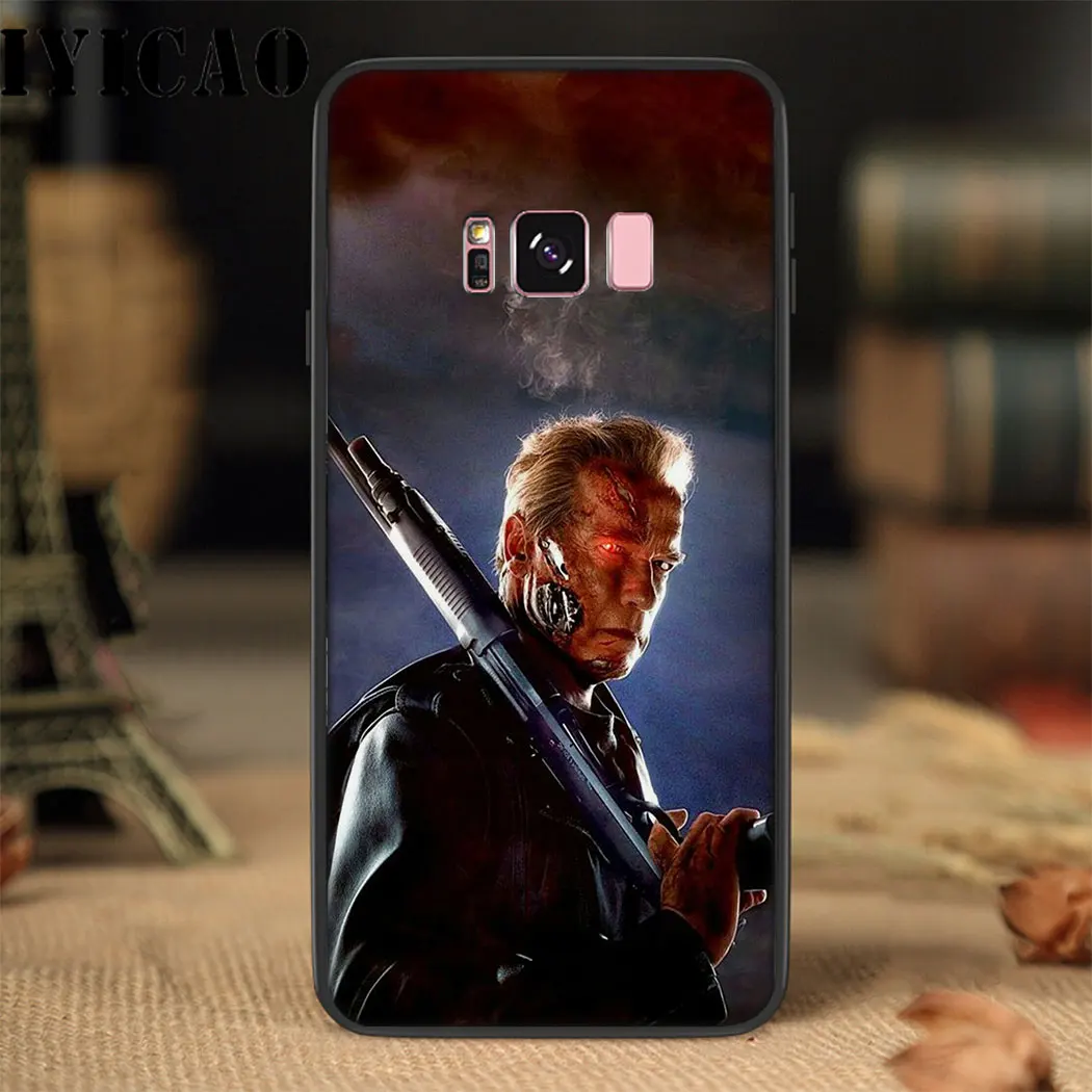 Терминатор Шварценеггер мягкий чехол для samsung A70 A60 A50 A40 A20 A10 Note 8, 9, 10, плюс A10S A20S A30S A40S A50S M20 M30 - Цвет: 14